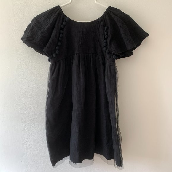 NWT - OAKS OF ACORN GIRLS BLACK DRESS - Picture 2 of 5